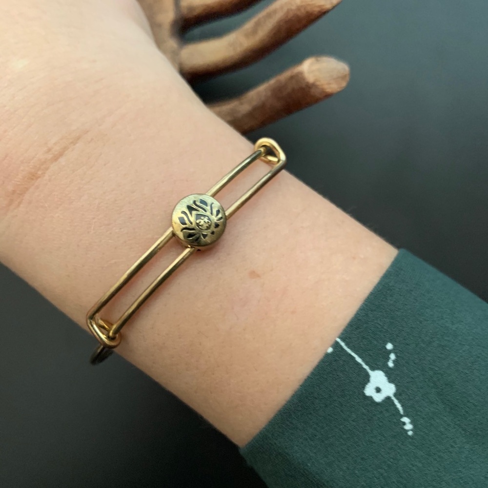 Alex and Ani: Lotus Flower Gold bracelet